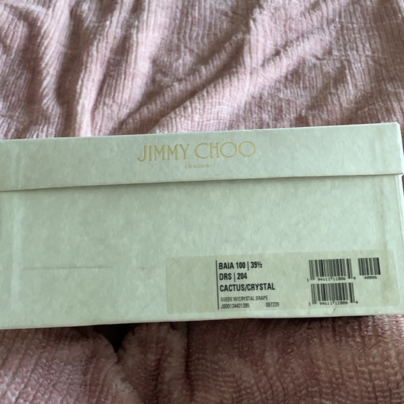 Jimmy choo green block Crystal Heel - Picture 4 of 4